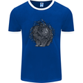 A Porcupine Mens Ringer T-Shirt Royal Blue/White