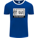 Science Teacher Playground Duty Funny Mens Ringer T-Shirt FotL Royal Blue/White