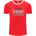 I Put the Pro In Procrastination Procrastinate Mens Ringer T-Shirt Red/White