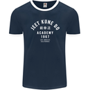 Jeet Kune Do Academy MMA Martial Arts Mens Ringer T-Shirt FotL Navy Blue/White