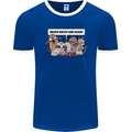 Sloth Board Games Funny Mens Ringer T-Shirt FotL Royal Blue/White