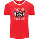 Odins Kampfer Vikings Mens Ringer T-Shirt FotL Red/White