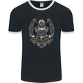 Eagle Engine Motorcycles Motorbike Biker Mens Ringer T-Shirt FotL Black/White