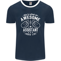 An Awesome Assistant Looks Like Mens Ringer T-Shirt FotL Navy Blue/White