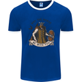 May the Norse Be With You Funny Viking Mens Ringer T-Shirt Royal Blue/White