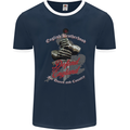 English Brotherhood Mens Ringer T-Shirt FotL Navy Blue/White