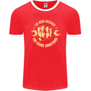 Mechanic Here Because You Broke Something Mens Ringer T-Shirt FotL Red/White