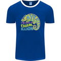 Im One in a Chamillion Funny Chameleon Mens Ringer T-Shirt FotL Royal Blue/White