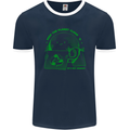 Keep the Planet Clean Climate Change Mens Ringer T-Shirt FotL Navy Blue/White