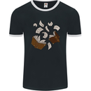 Spell Book Magic Magician Magical Mens Ringer T-Shirt FotL Black/White
