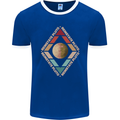 Reinstate Pluto Funny Astronomy Mens Ringer T-Shirt FotL Royal Blue/White