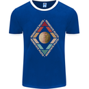Reinstate Pluto Funny Astronomy Mens Ringer T-Shirt FotL Royal Blue/White