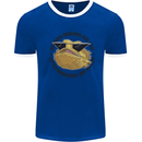 Bearded Dragons Are Like Little Dinosaurs Mens Ringer T-Shirt Royal Blue/White