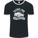 Father & Son Best Friends for Life Mens Ringer T-Shirt FotL Black/White