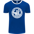 Dadcules Funny Fathers Day Gym Bodybuiding Mens Ringer T-Shirt FotL Royal Blue/White