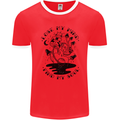 Lose My Mind Funny Magic Mushrooms Drugs Mens Ringer T-Shirt FotL Red/White