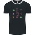 Detox Juice Hangover Cure Healthy Mens Ringer T-Shirt FotL Black/White
