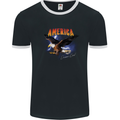 Eagle America Dreamer Soul Mens Ringer T-Shirt FotL Black/White