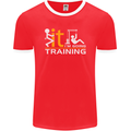 Fook It Im Going Training Top Weightlifting Mens Ringer T-Shirt FotL Red/White