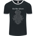 The Beer Prayer Funny Alcohol Mens Ringer T-Shirt FotL Black/White