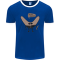 Boomerang Ill Be Back Funny Movie Parody Mens Ringer T-Shirt FotL Royal Blue/White