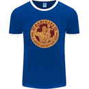 Dadcules Funny Fathers Day Gym Bodybuilding Mens Ringer T-Shirt FotL Royal Blue/White