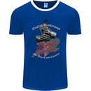 English Brotherhood Mens Ringer T-Shirt FotL Royal Blue/White