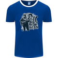 Rock Was Better Before Electric Guitar Music Mens Ringer T-Shirt FotL Royal Blue/White