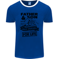 Father & Son Best Friends for Life Mens Ringer T-Shirt FotL Royal Blue/White