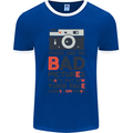 Photography Your Face Funny Photographer Mens Ringer T-Shirt FotL Royal Blue/White