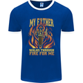 In Love With Mary Jane Funny Weed Mens Ringer T-Shirt FotL Royal Blue/White