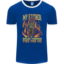 In Love With Mary Jane Funny Weed Mens Ringer T-Shirt FotL Royal Blue/White