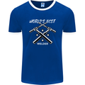 World's Best Welder Welding Mens Ringer T-Shirt FotL Royal Blue/White