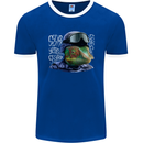 A Chameleon Soldier Mens Ringer T-Shirt FotL Royal Blue/White