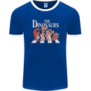 The Dinosaurs Funny T-Rex Music Parody Mens Ringer T-Shirt FotL Royal Blue/White