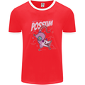 Possum Anatomy Mens Ringer T-Shirt FotL Red/White