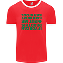 Back on My Bar Stool St. Patrick's Day Mens Ringer T-Shirt FotL Red/White