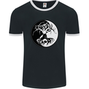Yggdrasil Tree Mens Ringer T-Shirt FotL Black/White