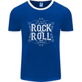 Rock n Roll Fresh Sound Mens Ringer T-Shirt FotL Royal Blue/White