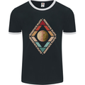 Reinstate Pluto Funny Astronomy Mens Ringer T-Shirt FotL Black/White