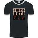 Bad Wifi Low Battery Lag Gaming Gamer Phone Mens Ringer T-Shirt FotL Black/White