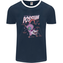 Possum Anatomy Mens Ringer T-Shirt FotL Navy Blue/White