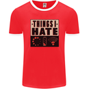 Bad Wifi Low Battery Lag Gaming Gamer Phone Mens Ringer T-Shirt FotL Red/White