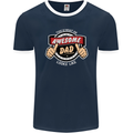 This Is What an Awesome Dad Father's Day Mens Ringer T-Shirt FotL Navy Blue/White