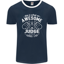 This Is What an Awesome Judge Looks Like Mens Ringer T-Shirt FotL Navy Blue/White