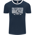 Drone Pilot Mens Ringer T-Shirt FotL Navy Blue/White