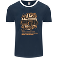 40 Year Old Banger Birthday 40th Year Old Mens Ringer T-Shirt FotL Navy Blue/White