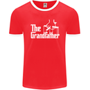 The Grandfather Grandad Grandparent's Day Mens Ringer T-Shirt FotL Red/White