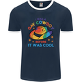 LGBT Gay Pride Cowboy Awareness Day Mens Ringer T-Shirt FotL Navy Blue/White