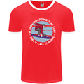 If Snowboarding Was Easy Call It Skiing Mens Ringer T-Shirt FotL Red/White